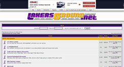 Desktop Screenshot of forums.lakersground.net